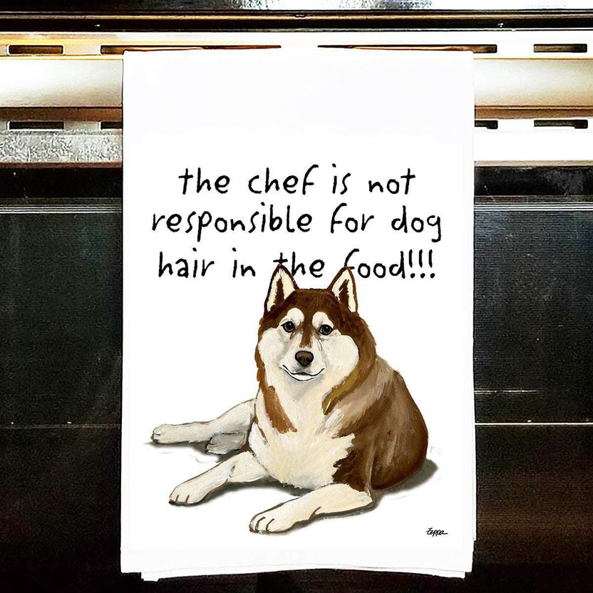 Siberian Husky Dish Towel