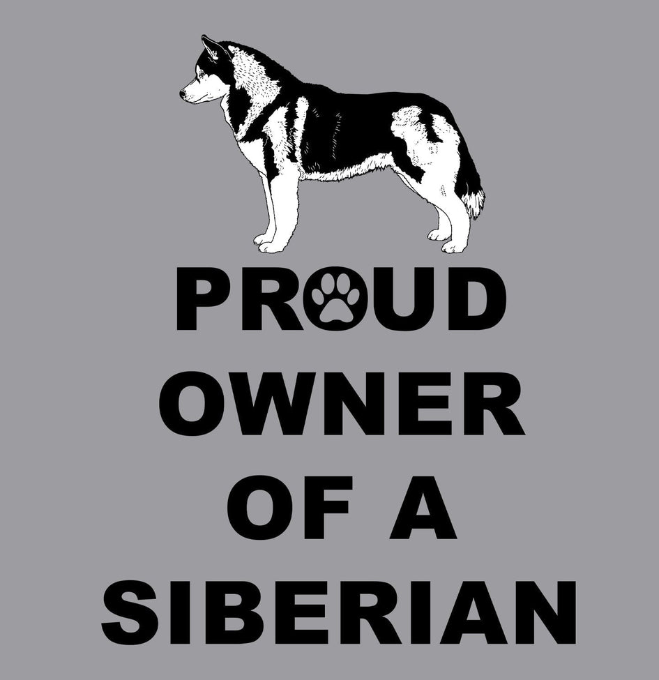 Siberian Husky Proud Owner - Adult Unisex Crewneck Sweatshirt