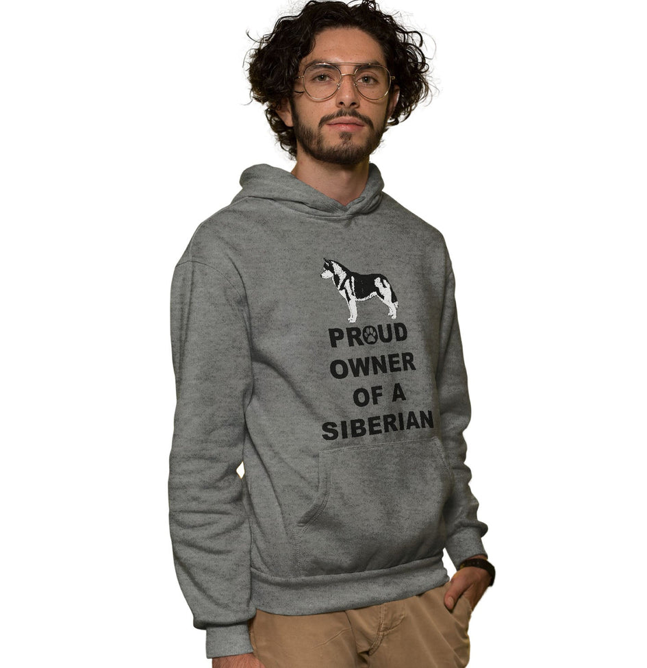 Siberian Husky Proud Owner - Adult Unisex Hoodie Sweatshirt