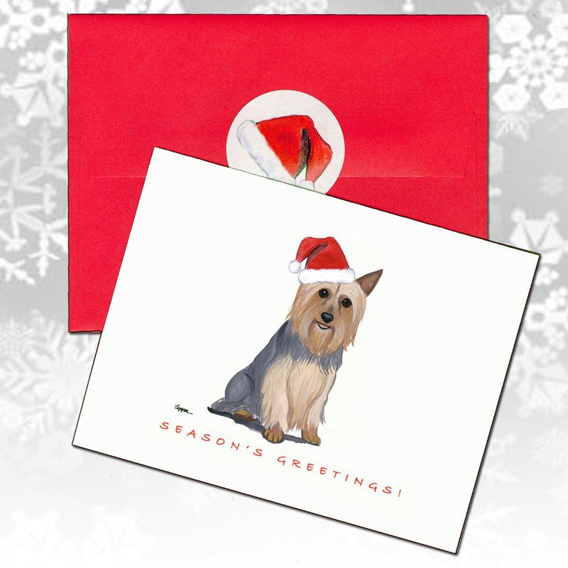 Silky Terrier Christmas Note Cards