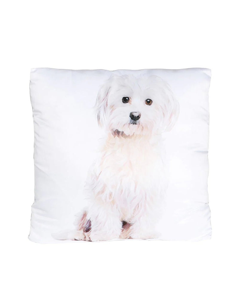 Custom Dog Silk-like Pillow - Classic Design