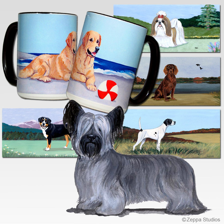 Skye Terrier Scenic Mug