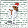 Smooth Fox Terrier "Happy Howlidays" Coaster
