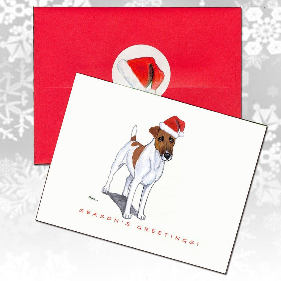 Smooth Fox Terrier Christmas Note Cards