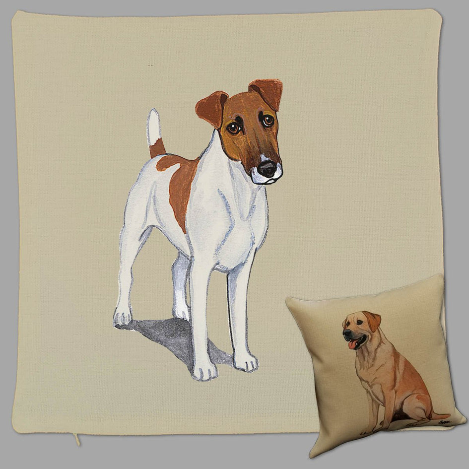 Smooth Fox Terrier Pillow Cover