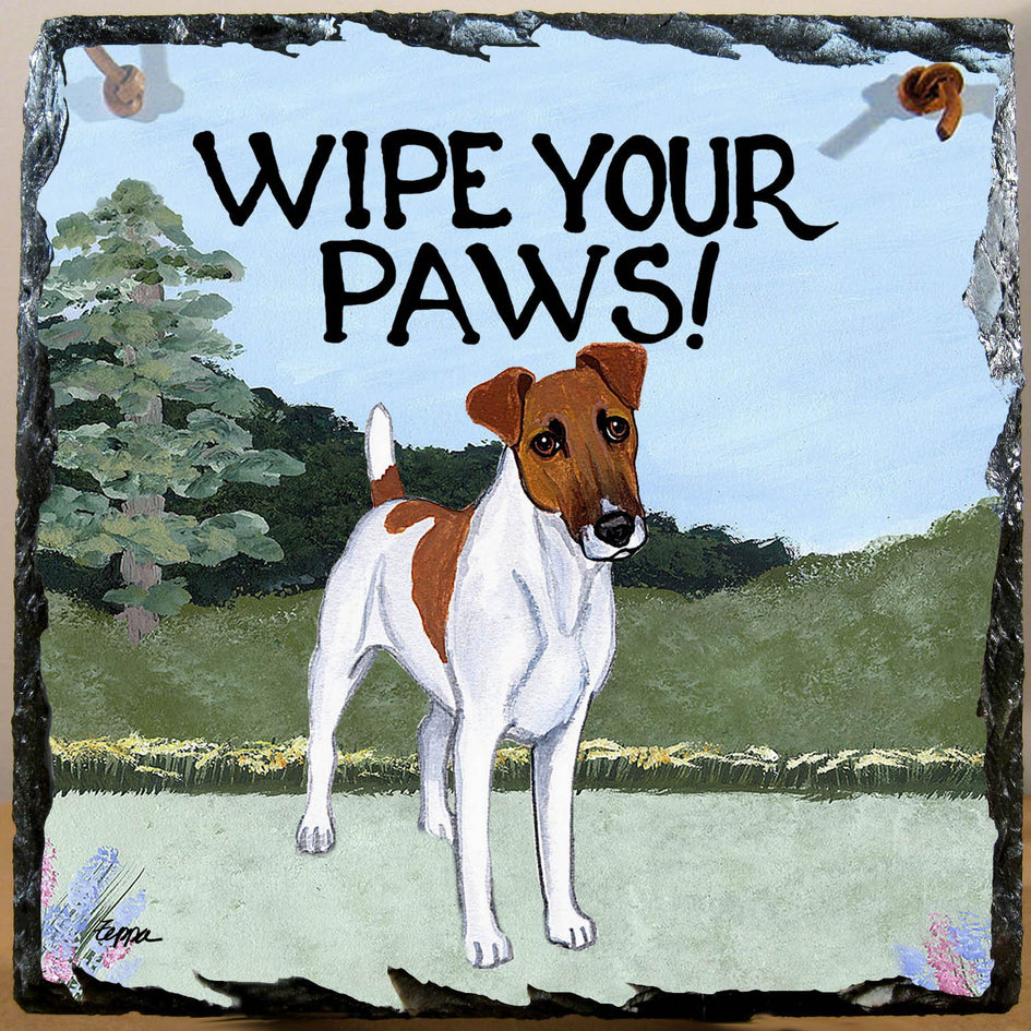 Smooth Fox Terrier Slate Sign | AKC Shop