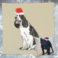 English Springer Spaniel Santa Pillow Cover