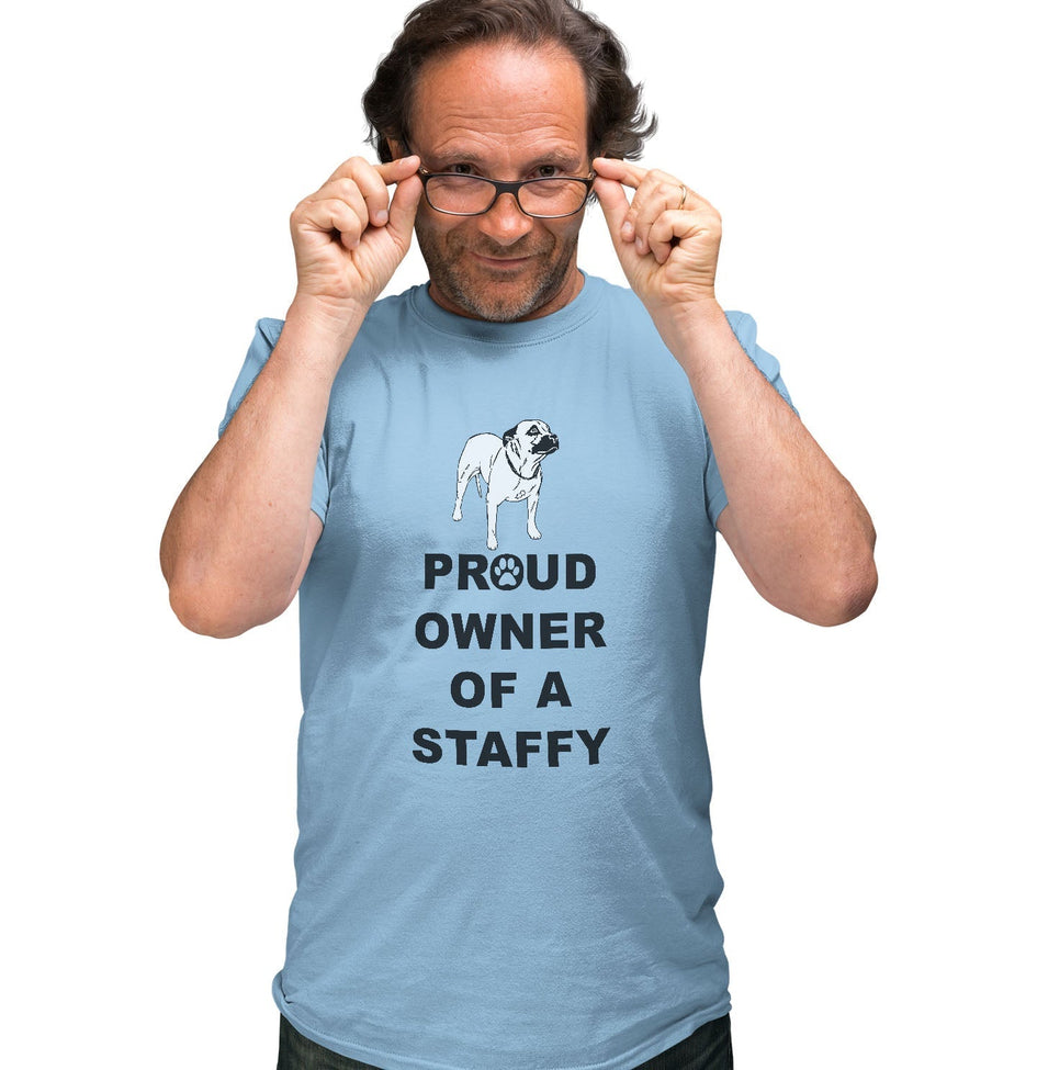 Staffordshire Bull Terrier Proud Owner - Adult Unisex T-Shirt