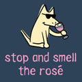 Stop And Smell The Rosé - Ladies T-Shirt V-Neck