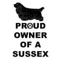 Sussex Spaniel Proud Owner - Women's V-Neck T-Shirt