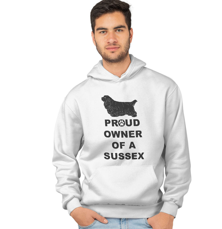 Sussex Spaniel Proud Owner - Adult Unisex Hoodie Sweatshirt