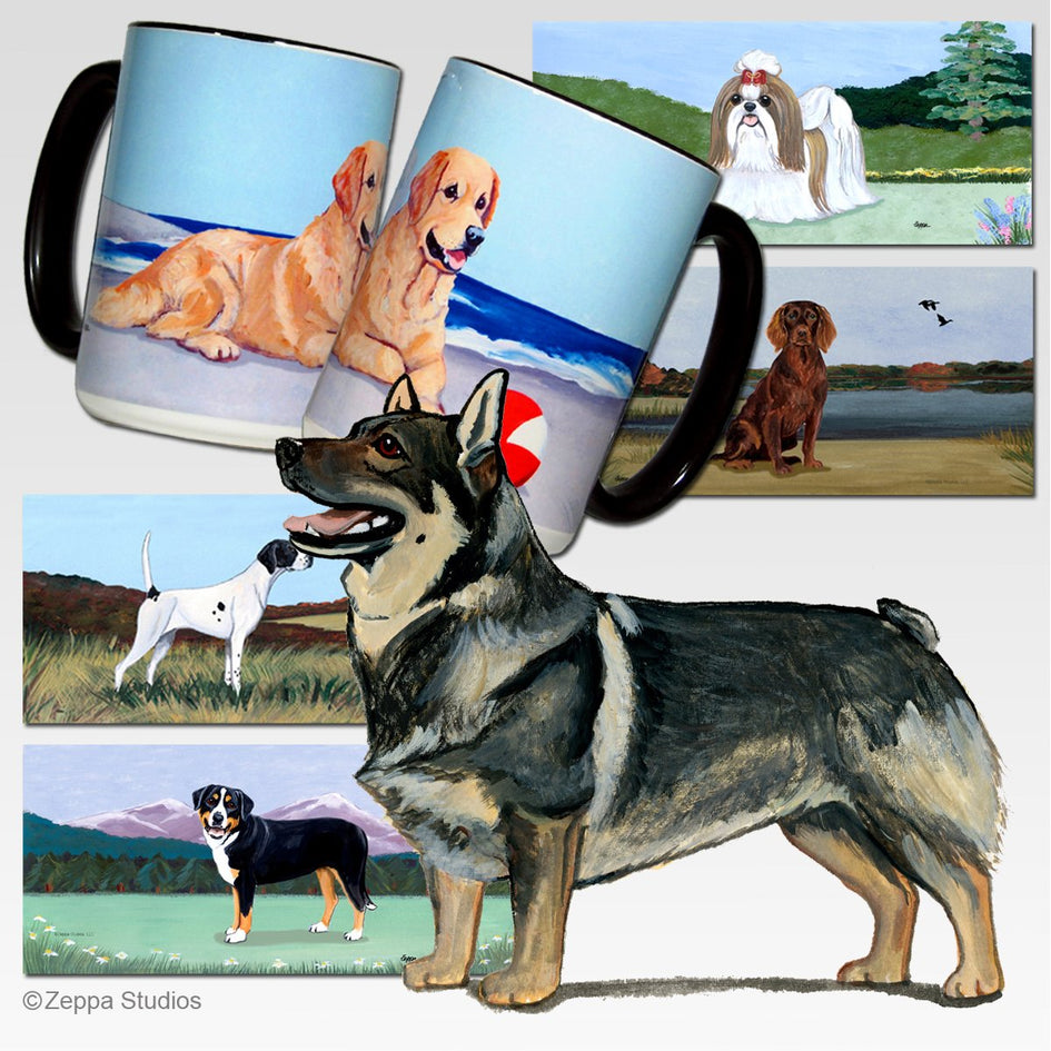 Swedish Vallhund Scenic Mug