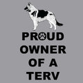 Belgian Tervuren Proud Owner - Women's V-Neck T-Shirt