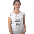 Toy Fox Terrier Proud Owner - Women's V-Neck T-Shirt