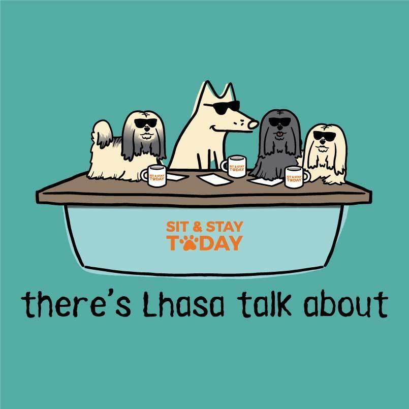 There's Lhasa Talk About - Ladies T-Shirt V-Neck