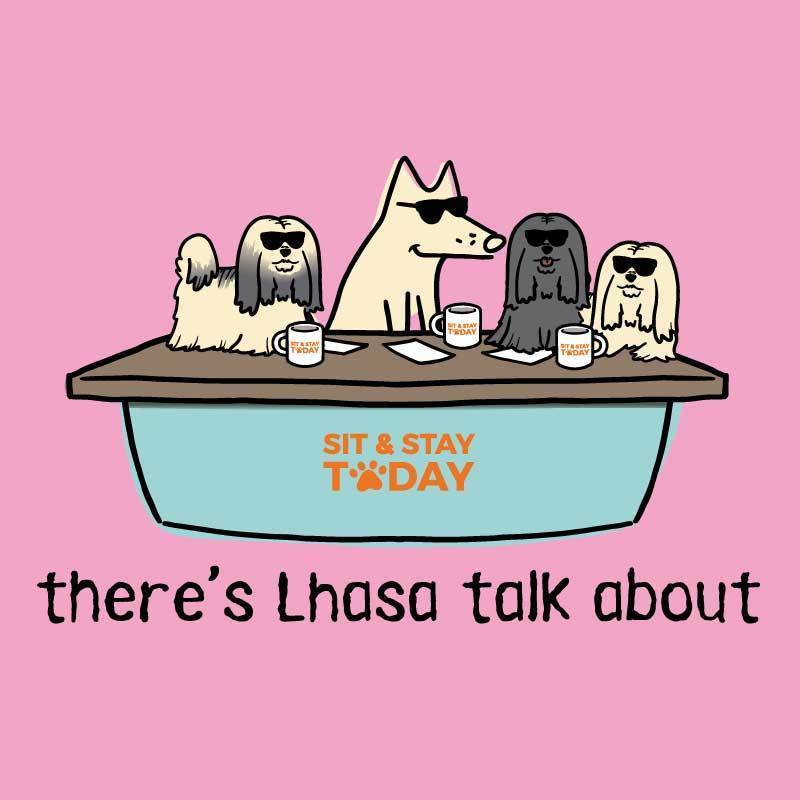 There's Lhasa Talk About - Ladies T-Shirt V-Neck