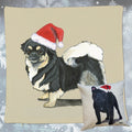 Tibetan Spaniel Santa Pillow Cover