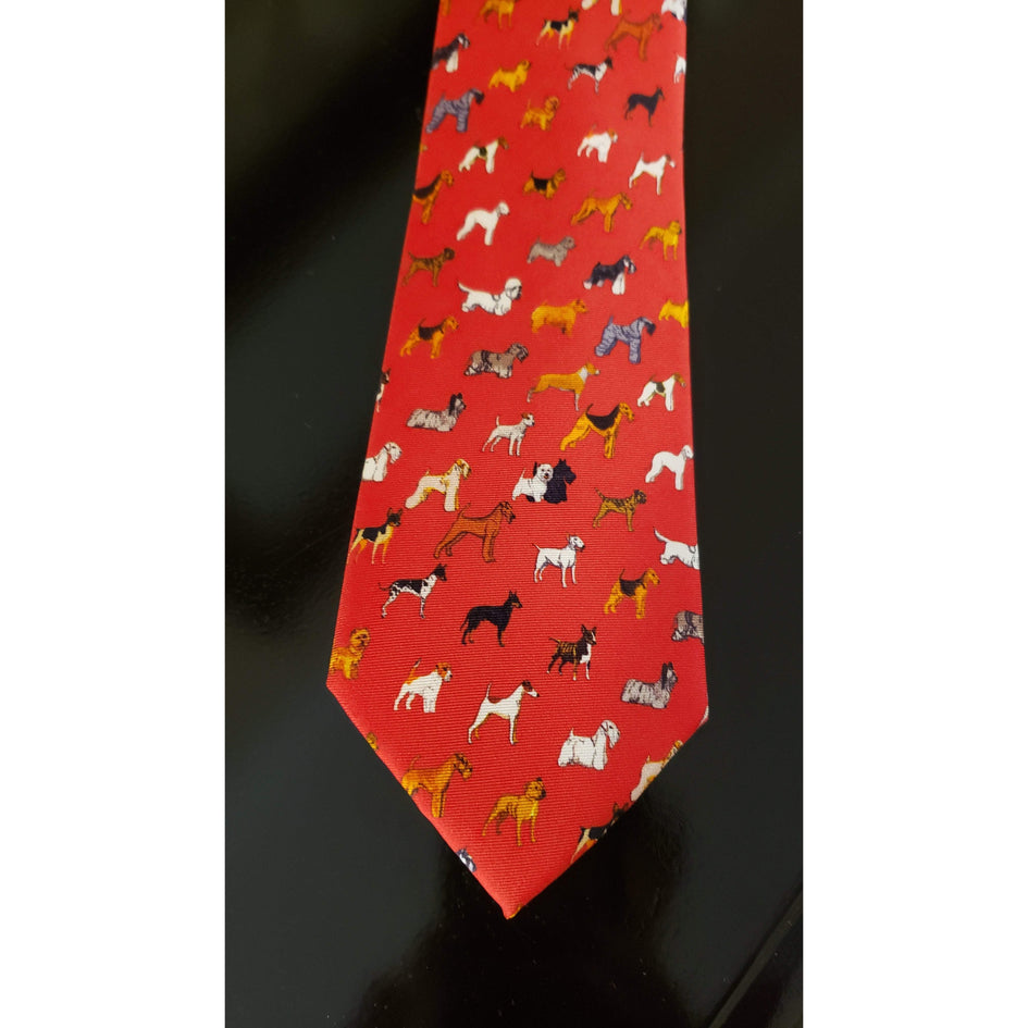 Terrier Silk Neck Tie