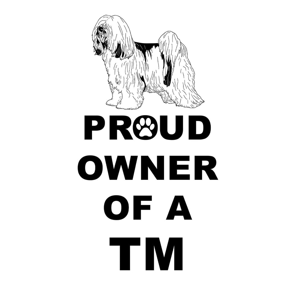 Tibetan Mastiff Proud Owner - Adult Unisex Hoodie Sweatshirt