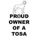 Tosa Proud Owner - Adult Unisex T-Shirt