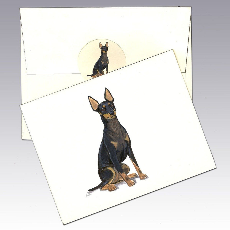 Toy Manchester Terrier Note Cards