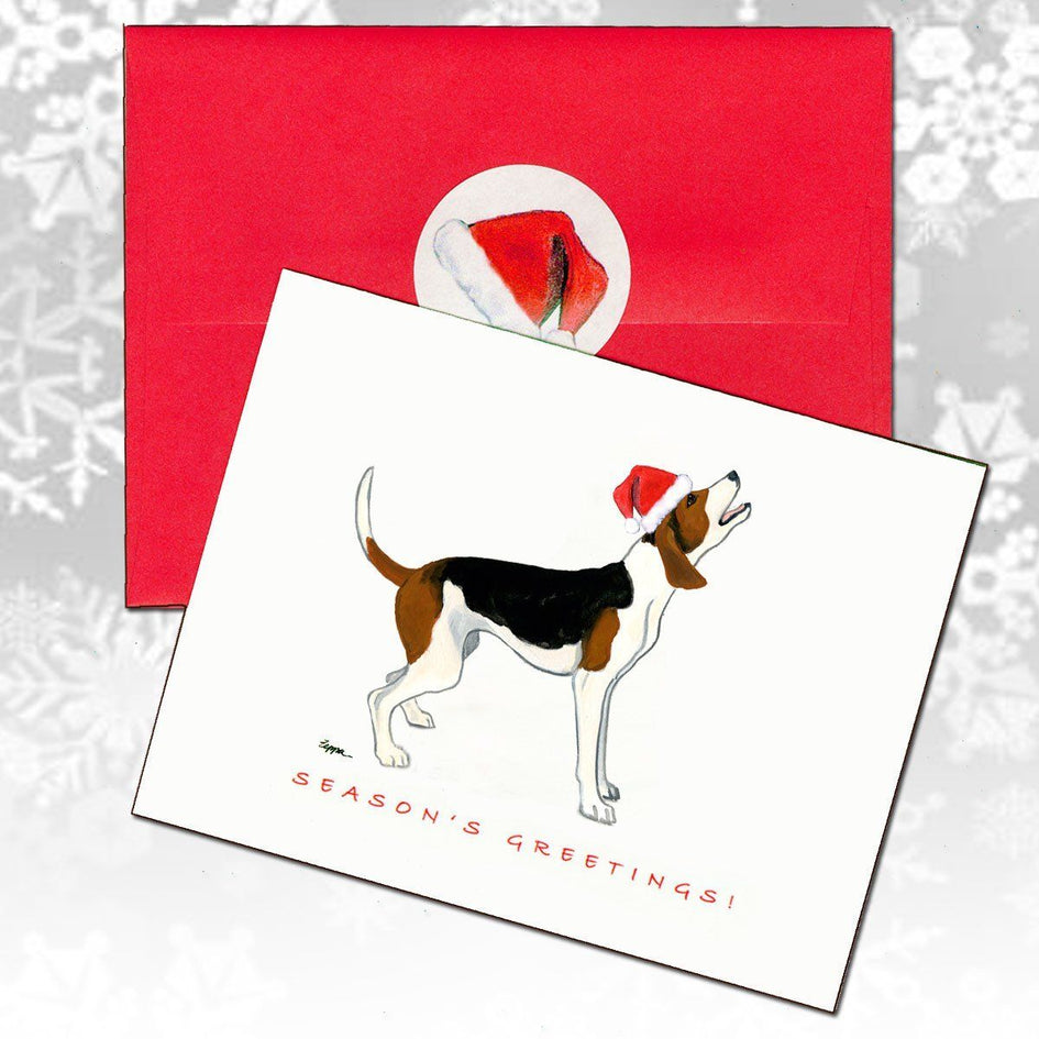 Treeing Walker Coonhound Christmas Note Cards