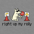 Right Up My Rally - Ladies Plus V-Neck Tee