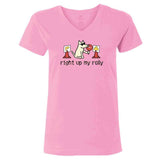 Right Up My Rally - Ladies T-Shirt V-Neck | AKC Shop