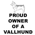 Swedish Vallhund Proud Owner - Women's V-Neck T-Shirt