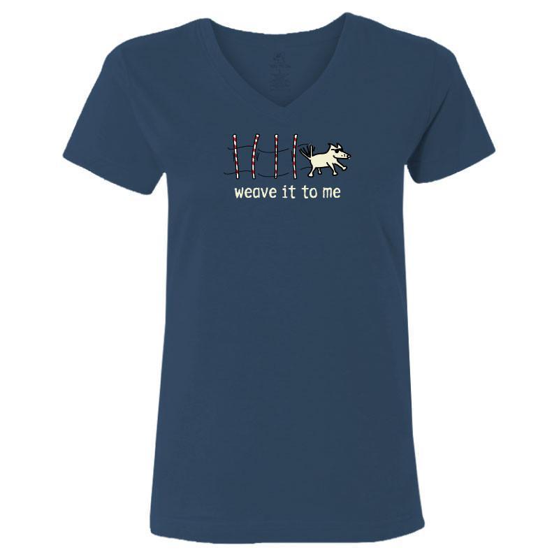 Weave it to Me - Ladies T-Shirt V-Neck