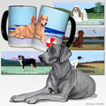 Weimaraner Scenic Mug