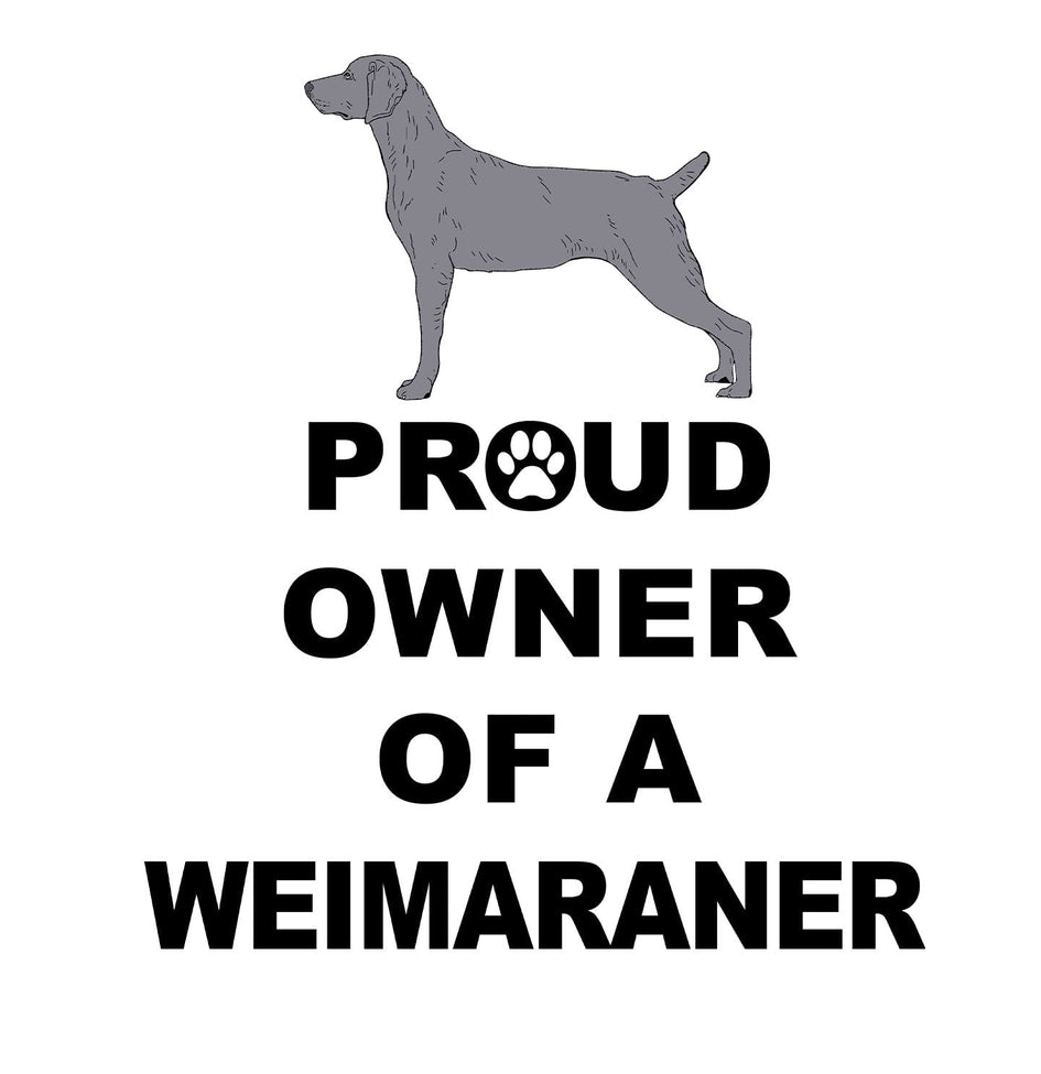 Weimaraner Proud Owner - Adult Unisex Hoodie Sweatshirt
