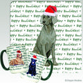 Weimaraner Holiday Mug