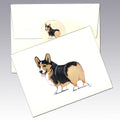 Pembroke Welsh Corgi, Tri Color Note Cards