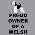 Welsh Terrier Proud Owner - Adult Unisex Hoodie Sweatshirt