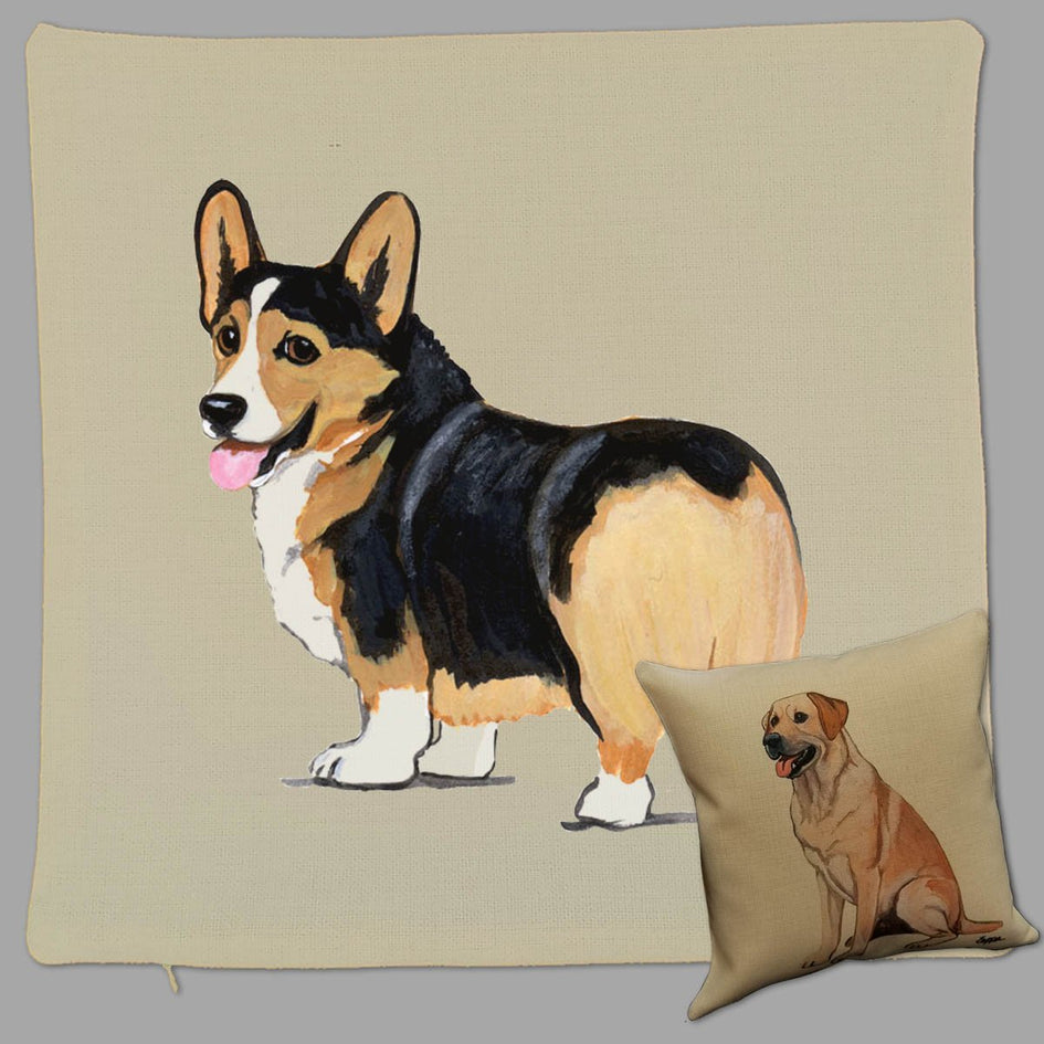 Pembroke Welsh Corgi Pillow Cover AKC Shop - Main Image