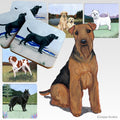 Welsh Terrier Scenic Square Coaster