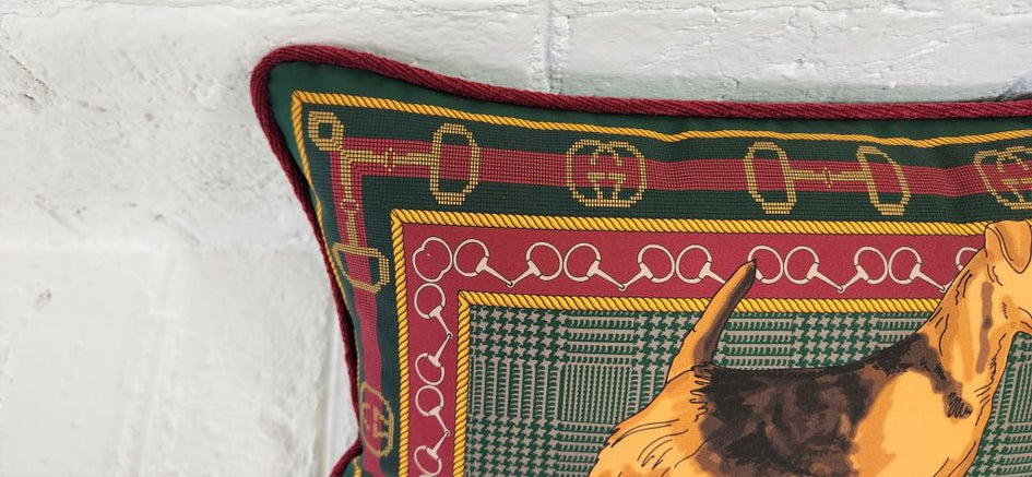 Welsh Terrier Lumbar Pillow Cover
