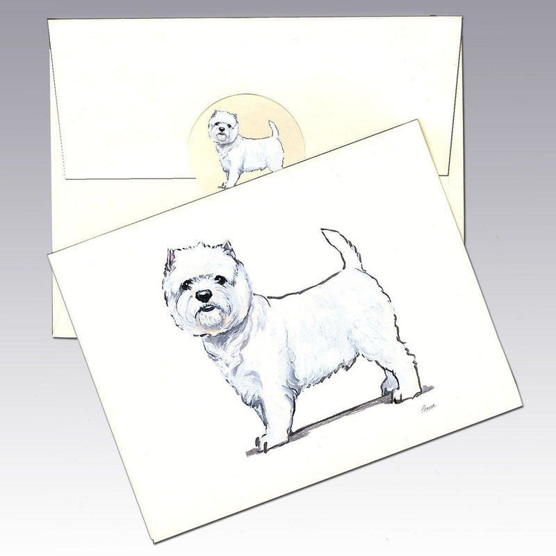 West Highland White Terrier Note Cards