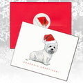 West Highland White Terrier Christmas Note Cards