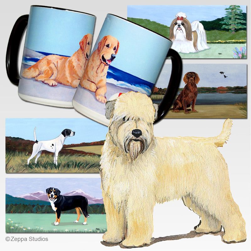Wheaten Terrier (Soft Coated) Scenic Mug