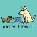Wiener Takes All - Ladies T-Shirt V-Neck