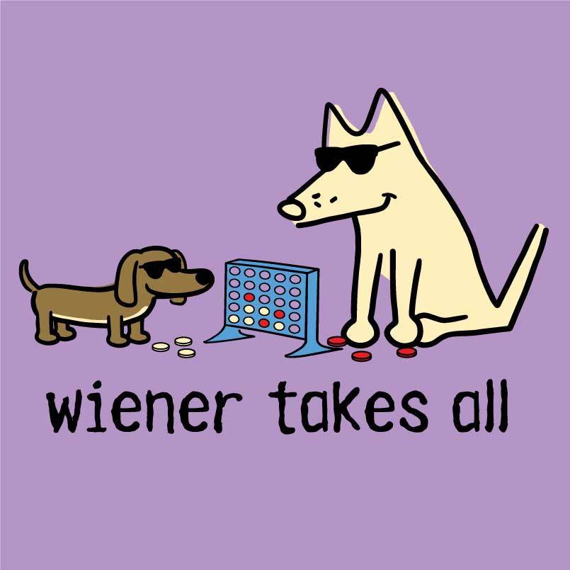 Wiener Takes All - Ladies T-Shirt V-Neck