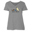 Wiener Takes All - Ladies Plus V-Neck Tee