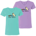 Wiener Takes All - Ladies T-Shirt V-Neck
