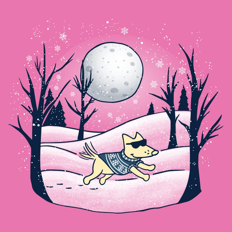 Winter Moon - Ladies Long-Sleeve T-Shirt