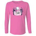 Winter Moon - Ladies Long-Sleeve T-Shirt