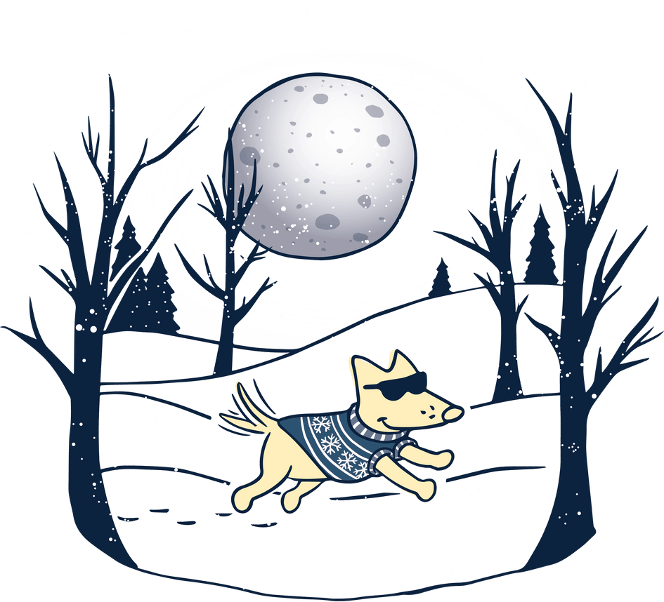 Winter Moon - Notebook