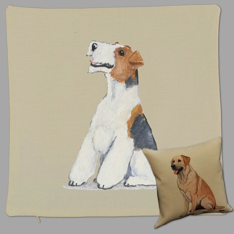 Wire Fox Terrier Pillow Cover