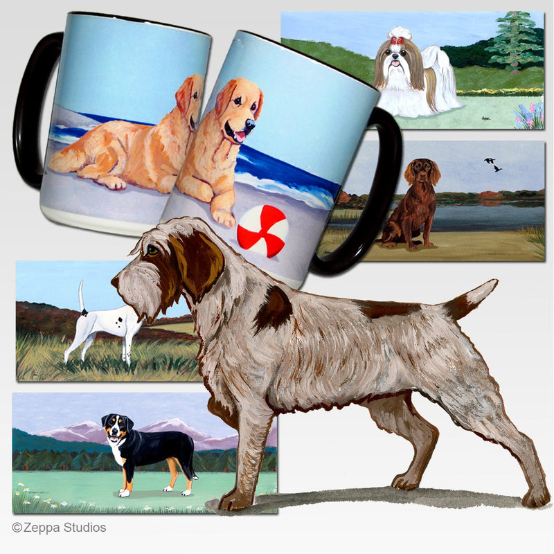 Wirehaired Pointing Griffon Scenic Mug